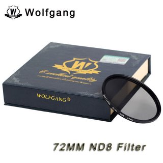 Wolfgang 72MM Neutral-Density Filter Grey ND8 For EOS 18-200