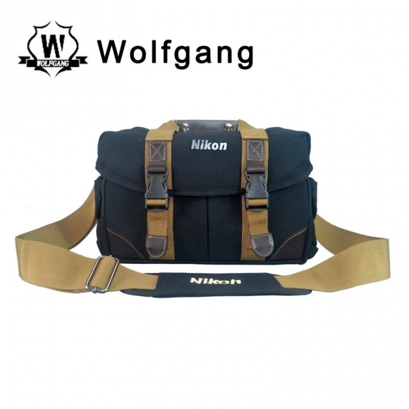 Wolfgang Photography Canvas Camera Case Shoulder Bags Travel For Nikon SLR D7100