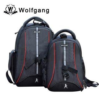 Wolfgang Photography Bag Black Nylon Outdoor Backpack SJB 006