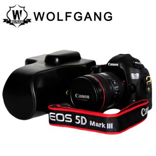 WOLFGANG Camera Protective Bag Camera Leather Holster For 5D MARK III