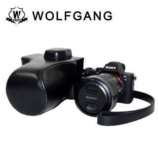 WOLFGANG Camera Protective Bag Photography Leather Holster For Sony A7M2