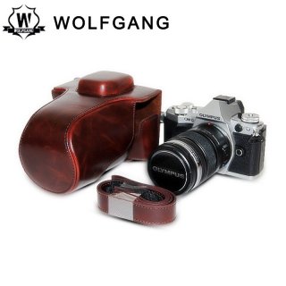 WOLFGANG Camera Bag Protective Leather Holster For Olympus E-M5 MARK II