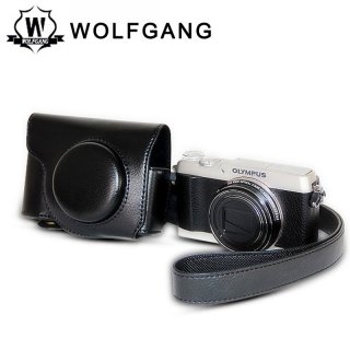 WOLFGANG Camera Protective Bag Camera Leather Holster For Olympus SH-3