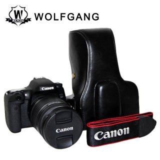 WOLFGANG Camera Protective Holster Camera Leather Case For EOS 750D 760D