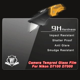 WOLFGANG Camera Tempred Glass Film LCD Screen Protector For Nikon D7100 D7000