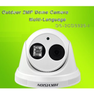 HIK Outdoor 2MP Dome Camera With Multi-Language 30M IR Range DS-2CD3325-I