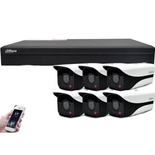 Surveillance Cameras Monitoring Kit 4CH With 4MP HD POE Camera
