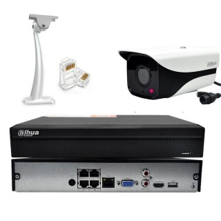 Surveillance Cameras Monitoring Kit 4CH With 2MP POE Camera