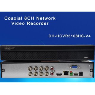 Dahua Network Video Recorder Coaxial 8CH DVR CVI HVR DH-HCVR5108HS-V4