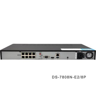 HIK Instock 8CH NVR For 6MP 5MP 3MP 1080P 720P CCTV DS-7808N-E2/8P