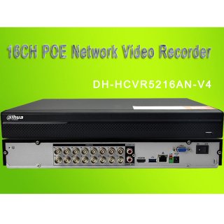 HIK 16CH POE Network Video Recorder HD Coaxial Analog IP DH-HCVR5216AN-V4