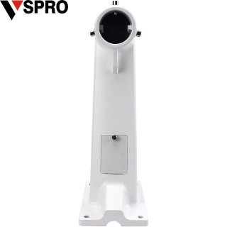 VSPRO CCTV Camera Stand White Wall Mount Bracket Aluminium Gimbal Bracket 1602W