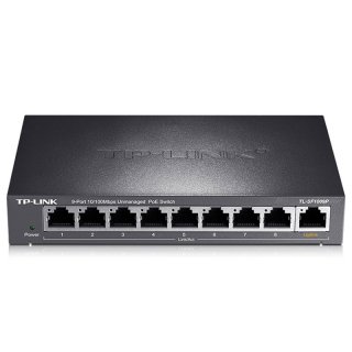 TP-LINK 9 Port 10/100M POE Network Switches TL-SF1009P