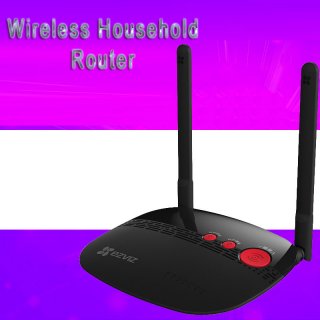 Wireless Household Router Smart Router Black WIFI Signal Low Radiation W1