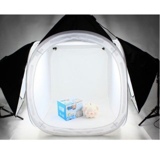 Hot Sale 120*120CM Light Softbox Soft Shed with 4 Colors Background Cloth Feed Shed Light Bulb for Photography Studio