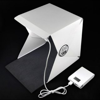 Portable Mini Folding Softbox LED Photo Studio Box Built-in Light Photography Backdrop Backgound Soft and Lightbox 20*20*20CM