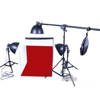 HOT Photography Table Top Light for Cube Table Light Photo Studio Lighting Kit 60cm Studio Set