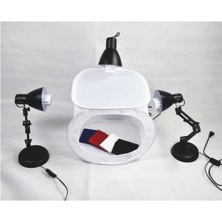 Top Quality Photography Studio Light Kit 45W 5500K with Small Studio /Background*4 /Folding lamps*3
