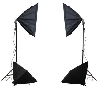 Photo Studio Continuous Lighting Kit 60x130cm Photographic Shooting Table and Four 50x70cm Softboxe Shooting Table Set