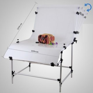 Photography Equipment Still Life Shooting Machine White Background for Photo Shooting Table 60*100CM