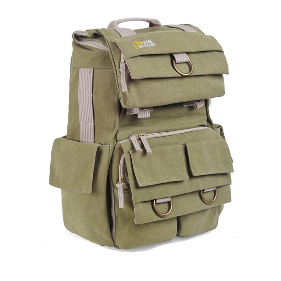 Photography Backpack Shoulder Bag for Canon Nikon DSLR Camera Green