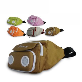 Outdoor Pockets Speaker Shoulder Bag Power Amplifier Bag Wallet Sports Backpack