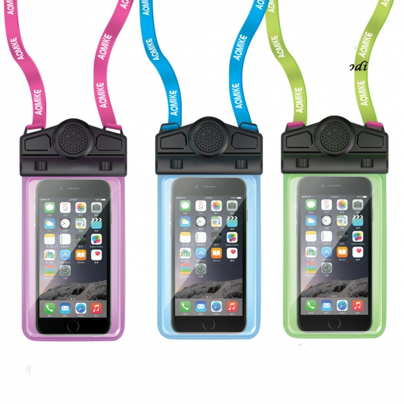 Multi-functional Drift Swimming Bluetooth Speaker Phone Waterproof Bag