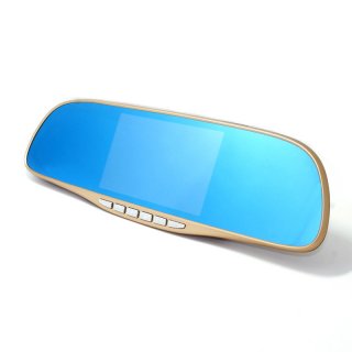 5 inches High Definition Wide Angle Blue Mirror Car DVR L9006