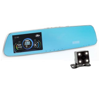 4.3 inches GPS Bluetooth High Definition Dual Lens Car DVR VT100