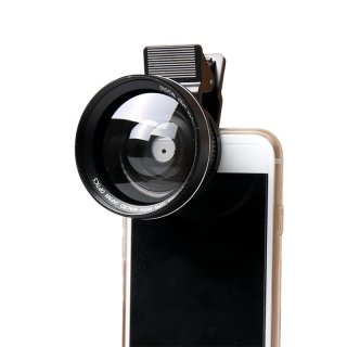 Universal Clip 0.65X Wide Angle Lens Camera Lens for Mobile Phone