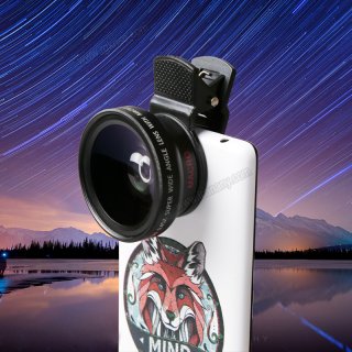 Super Wide Angle Lens Clip 0.45X Camera Lens for Mobile Phone RK37