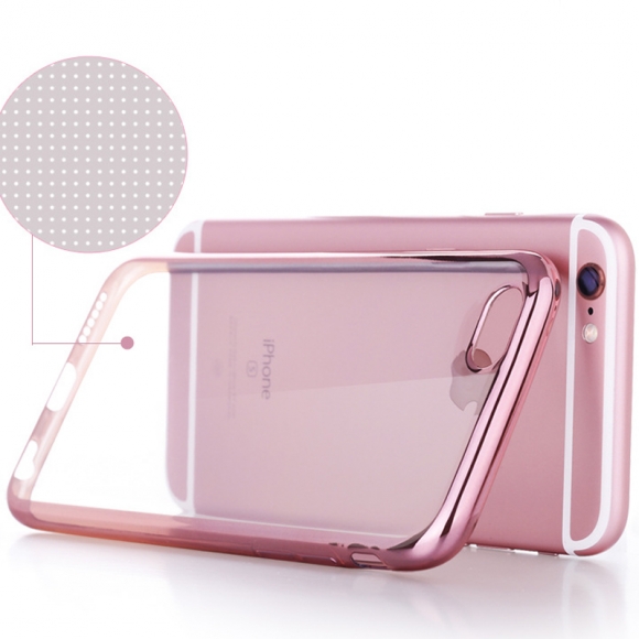 Plating Phone Case Silicon Clear Soft TPU Cover Case 360 Full Edge Protection Phone Case For Oppo R7 R9