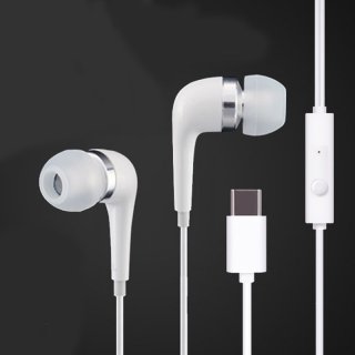 Le TV Earbuds C Port Headset Hifi Digital In Ear Wired Control Type-C Headset Earphone With Remote Mic For Pro2 MAX2