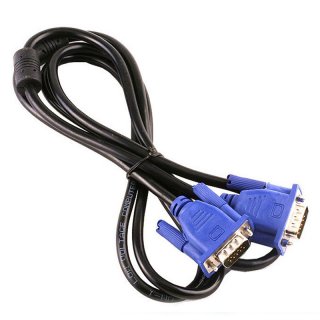 1.5M VGA Cable HD 15 Pin Male To Male VGA Extension Cable Cord For PC Laptop Projector LCD Monitor