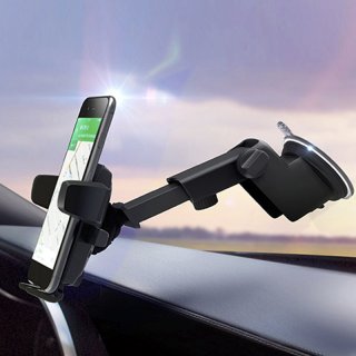 Adjustable 210 Degree Rotating Car Holder Sucker Universal Use Phone Holder Stand