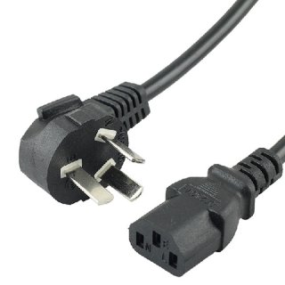 Computer Power Cord Cable Desktop Monitor Computer Universal 3 Prong 1.5M AU Cord