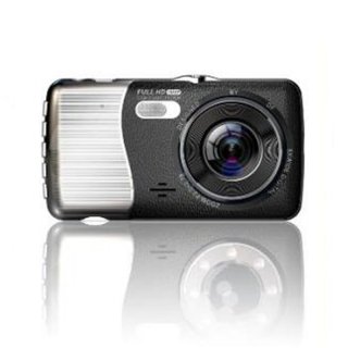 Professional Double Lens 4.0" 1080P Car Camera HD Night Vision Car DVR Driving Recorder