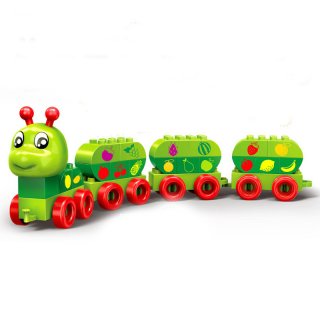BanBao Cute Baby Toys Building Blocks Early Education Learn Family Game Toy Girls Carpenterworm Brick Blocks DIY