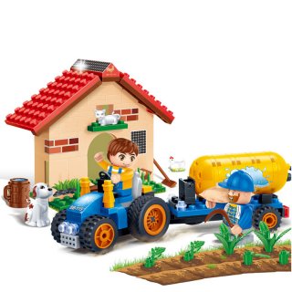 Banbao 8581 Animal Farm Building Block Sets Educational Jigsaw DIY Construction Bricks Toys