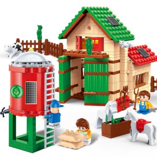 Banbao 8580 Happy Ranchette Building Blocks Sets Building Bricks Toys For Baby Toys Educational