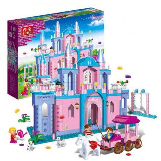 Banbao 8360 Learning & Education Princess Castle Building Block Set Girls Gift Toys