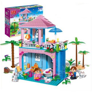Banbao 8361 Learning & Education Banbao Princess Series Sweet Home Building Block Set Girls Bricks Toy