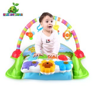 MZ Newborn Baby Multifunction Piano Fitness Rack With Music Rattle Play Mat Children Educational Toys