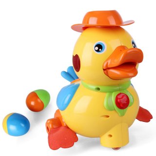 MZ 9001DS Small Yellow Duck With Light And Music Children Education Toys