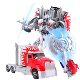 LB W8013 Transformers Optimus Prime Children Robot Toy Model