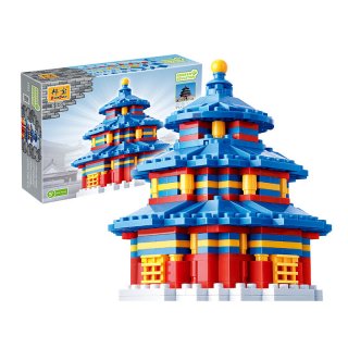 Banbao 6565 Building Series Temple of Heaven Educational Plastic Block Sets DIY Bricks Toys