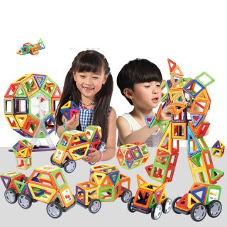 YC-1664 64pcs Standard Size Magnetic Building Blocks DIY Educational Toys