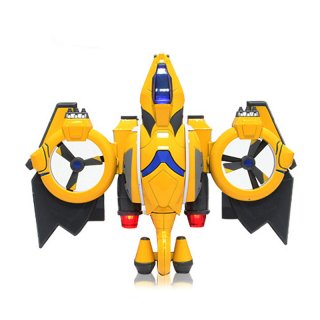 CAIPO-51604A Alloy Yellow Aircraft Model With Light And Music