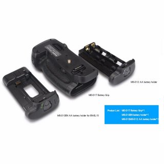 Professional Battery Grip For Nikon D500 Compatible with EN-EL15 OR AA Battery