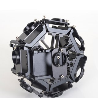 YY-G8 GoPro Accessories Panoramic PTZ Bracket 8 in 1 Aluminum Alloy Housing Protective Cage for GoPro